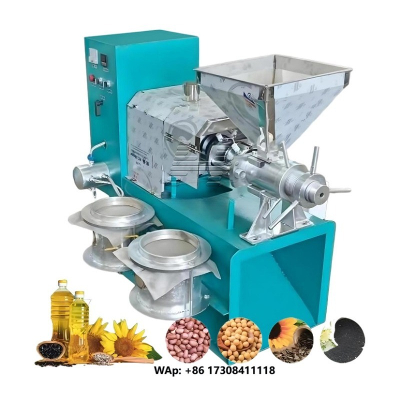 Home Cooking Oil Making Machine - 小型業務用ミニ冷圧搾油機 35kg/h 食用油製造機 大豆油抽出ミニマシン