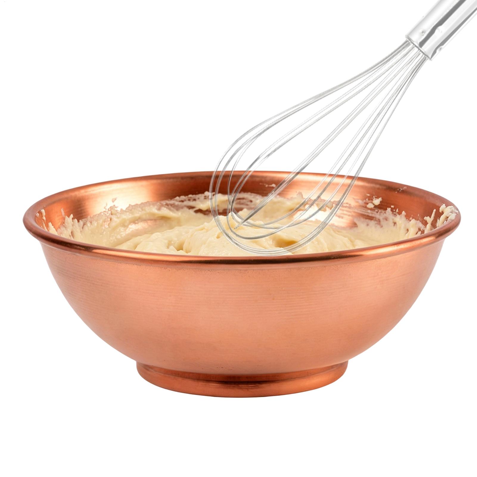 Home Cooking Chef - 銅製ボウル 大型保存容器 サラダ用銅製皿 家庭用サービング ベーキング キッチン