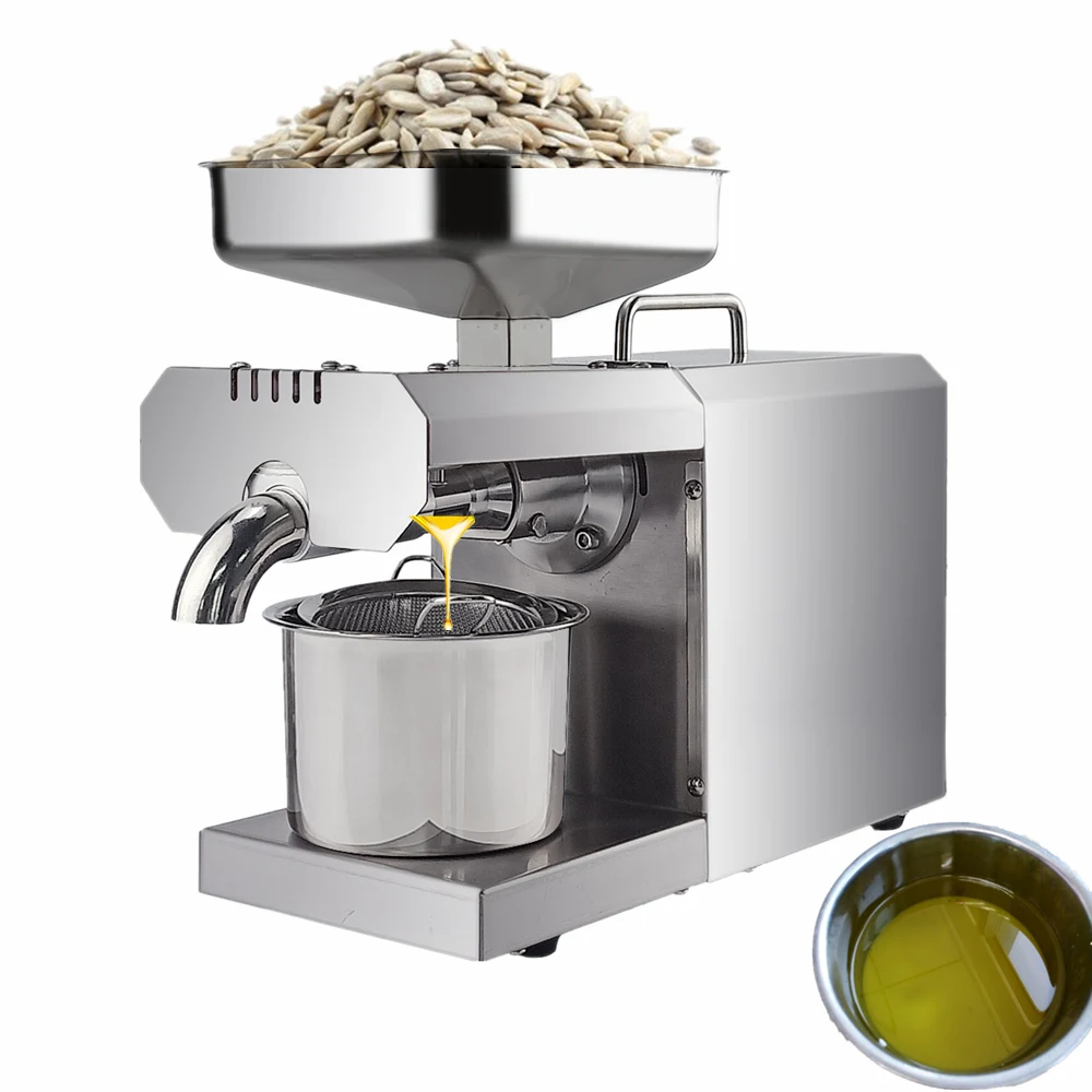 Home Cooking Oil Making Machine - 調理ココナッツコプラ綿実ヒマワリピーナッツホットプレス自家製抽出オイルプレス機