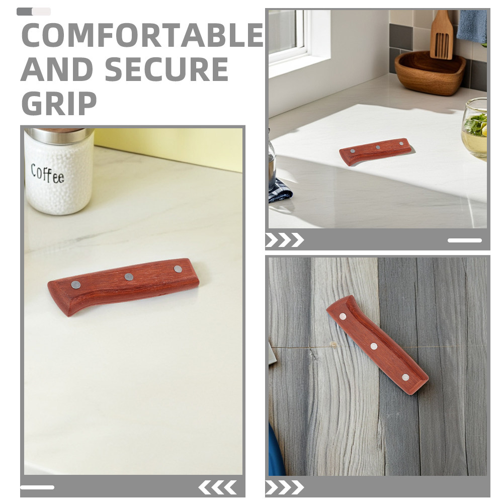 2個入り キッチンカッターハンドル交換用 木製グリップ 滑り - Home Cooking Chef のレビューと価格