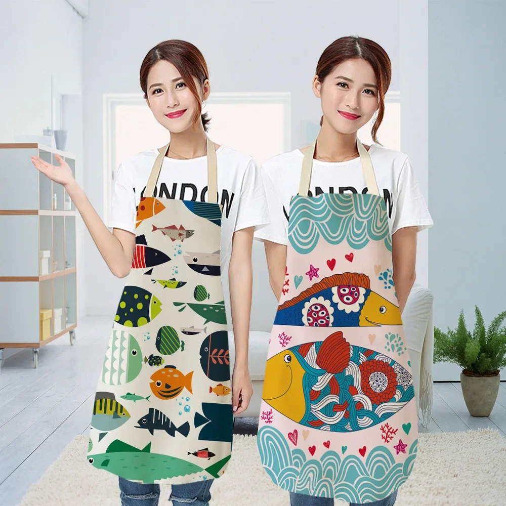 女性男性キッチンエプロン主婦エプロン防水調理耐油魚綿リネンホ - Home Cooking Chef のレビューと価格
