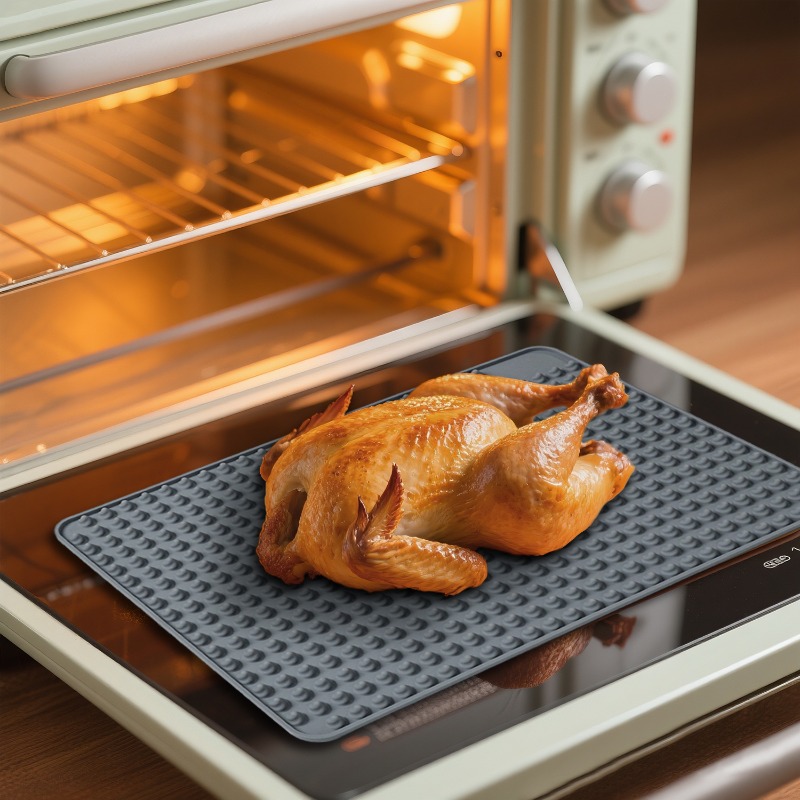 高温耐性電子レンジ保護パッド、耐油オーブンパッド、キッチン収 - Home Cooking Oil のレビューと価格