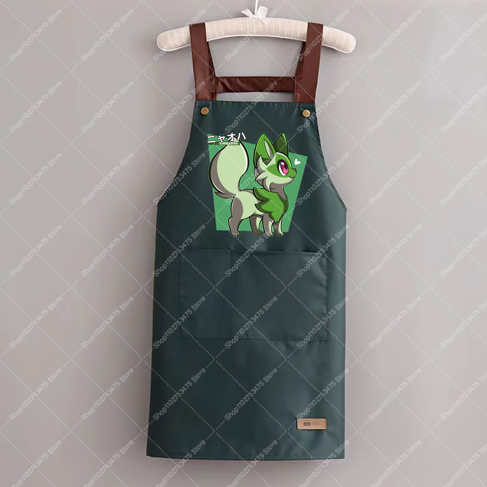 女性男性ファッションプリントエプロン漫画キッチン用品ヒトカゲ - Home Cooking Oil のレビューと価格