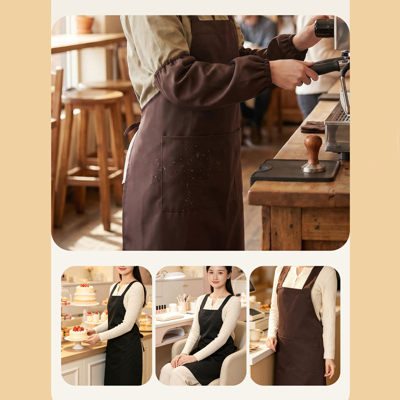 ポケット付きネックストラップ式布製エプロン、料理、工芸、家庭 - Home Cooking Chef のレビューと価格