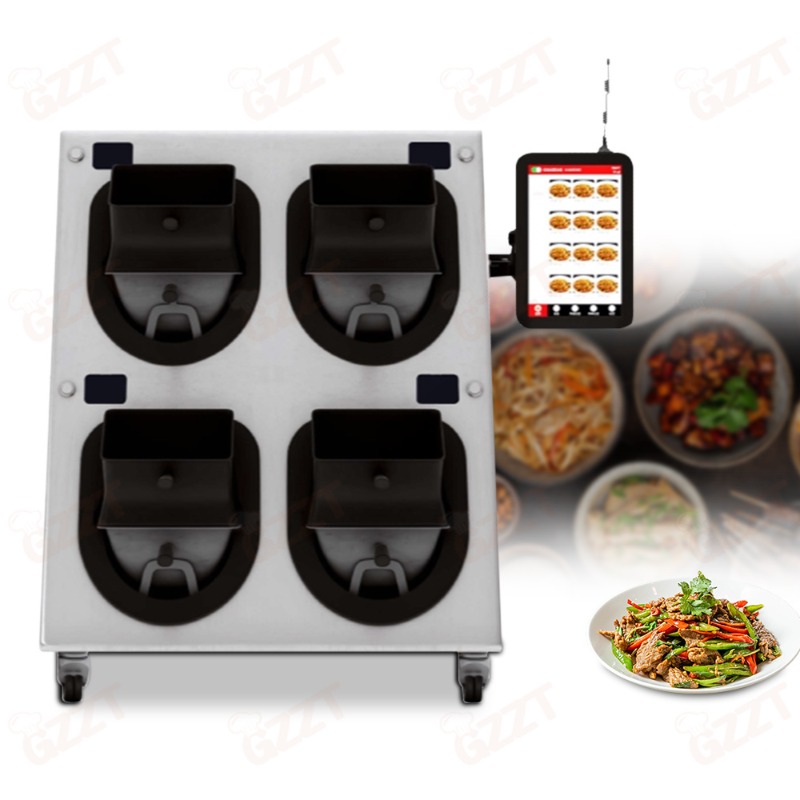 12.8kw独立制御4ドラム式業務用自動調理機、家庭用炒め物 - Home Cooking On のレビューと価格