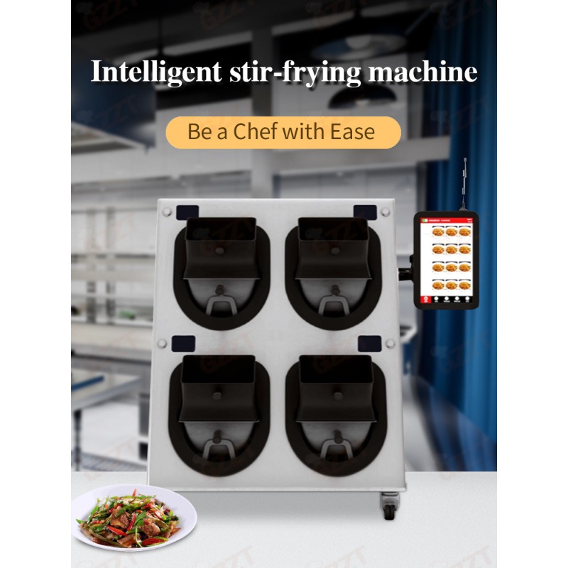 12.8kw独立制御4ドラム式業務用自動調理機、家庭用炒め物 - Home Cooking On のレビューと価格