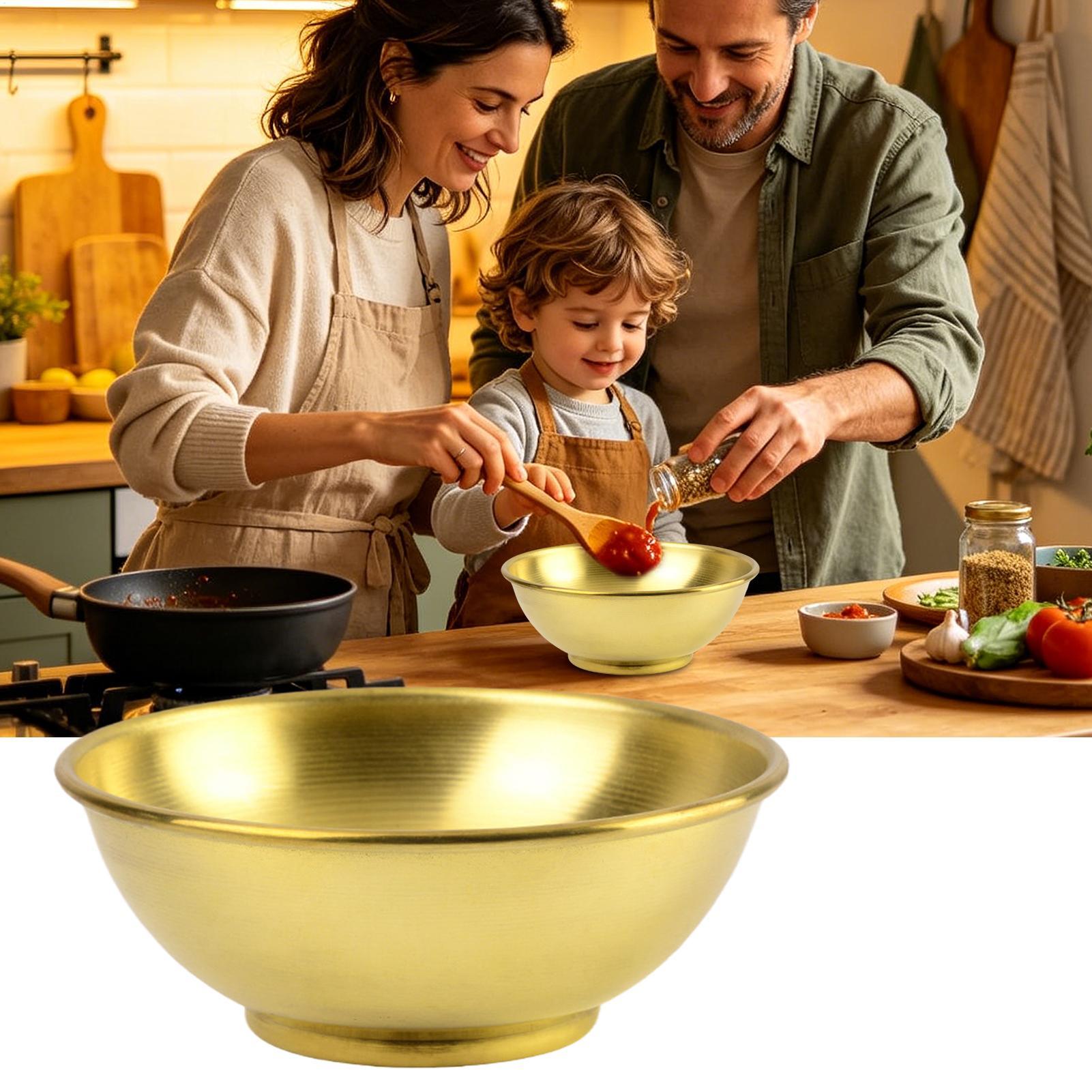 銅製ボウル 大型保存容器 サラダ用銅製皿 家庭用サービング  - Home Cooking Chef のレビューと価格