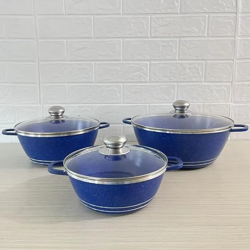 JMZ調理器具セット グラナイトコーティング鍋とフライパン6 - Home Cooking Chef のレビューと価格