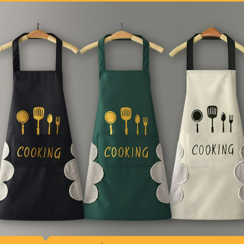 カスタムロゴ入りPVCキッチンエプロン、防水・防油、家庭料理 - Home Cooking Oil Making Machine のレビューと価格
