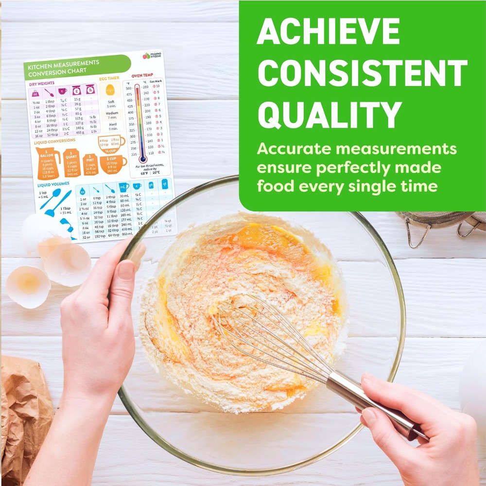 キッチン測定換算表マグネット ベーキング・クッキング用 6x - Home Cooking Chef のレビューと価格